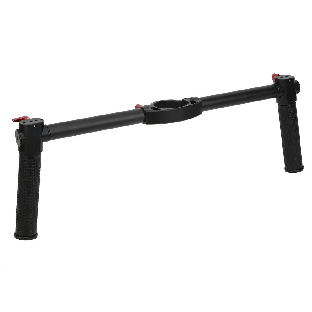 Dubbelt handgrepp kamerastabilisator Ljusmonitor Förlängningsstativ för Zhiyun Crane 2S