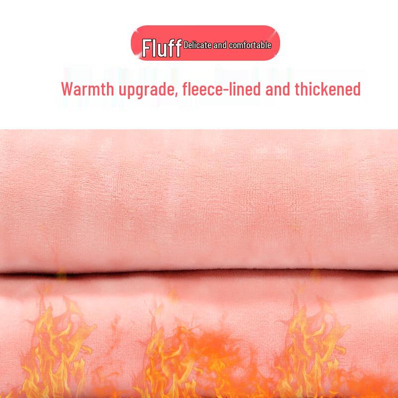 LANGSHA Women's Seamless Thickened Fleece Thermal Base Layer Top