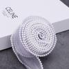 4cm Wide Pearl Fish Tail Yarn Ribbon for DIY Flower and Cake Box Decoration