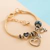 Meier Diy cute heart pendant alloy bracelet - trendy bestseller bracelet & accessories