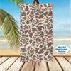 Retro duck camouflage beach towel with quality ultra-fine fiber,fast drying,large skin friendly,,summer vacation