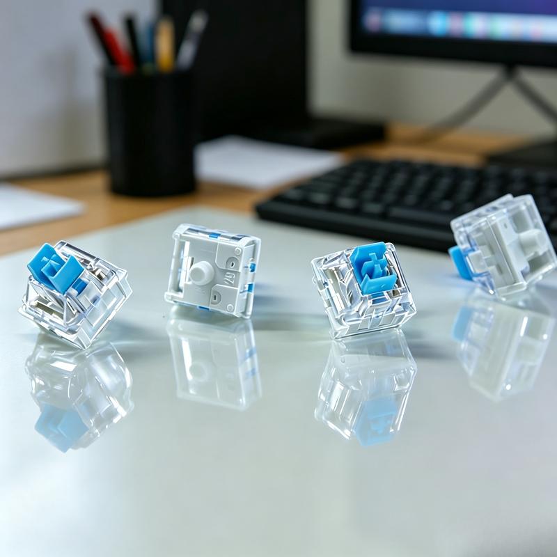 50Pcs Keyboard Switch Keyboard Clicker Key Replacement 3 Pin Tactile Switch For Mechanical Keyboard 50pcs