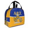 NC A&T HBCU Fraternity Aggies Bulldog  Insulated Lunch Bags for Women  Portable Thermal Cooler Bento Box Work School Travel