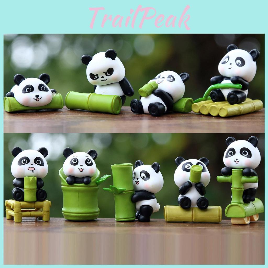 Panda Design Pvc Art Toy With Visual And Emotional Skills For Play And Gift Giving