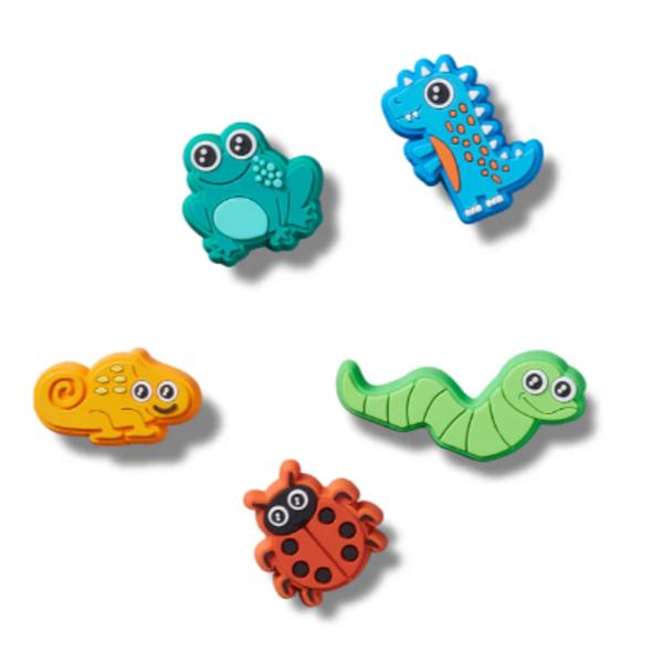 

Crocs Bright Animal Gibbitz Set Of 5 10013703 FREE
