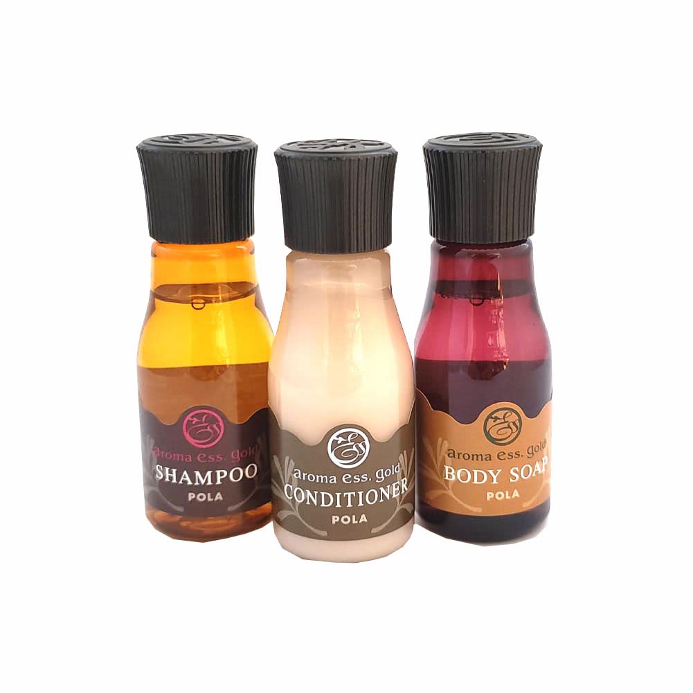POLA Aroma Esse Gold Shampoo Conditioner Body Soap 3-piece Set
