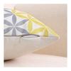 Cushion Cover 45 45 Set of 4 Scandinavian Geometric Pattern Different Pattern Linen Flax Cute Stylish Zipper Modern Home Decoration Car Ornament All