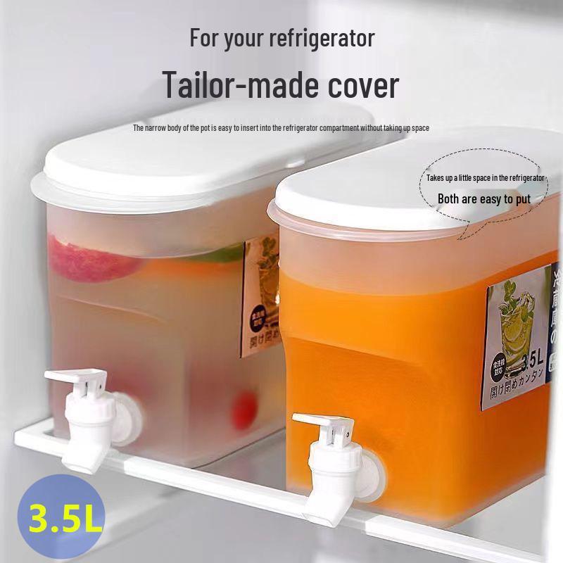 

Faucet-Equipped Cold Water Kettle: Modern Simple Design for Lemonade & Fruit Beverages, Ideal for Refrigerator and Household Use