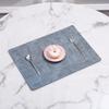 Nordic style simple table mat leather placemat creative western dinner mat waterproof insulation mat