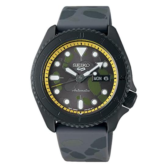 

[Seiko] 5 SPORTS SKX Street Style Automatic Mechanical ONE PIECE Collaboration Limited Model Vinsmoke Sanji Watch Five Sports SRPH69 Men s Overseas