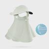 Summer Women Anti-UV Sun Hat Outdoor Activity Sport Face Cover Headwear Double Layer Breathable Riding Hat Skeleton Support Bucket Cap