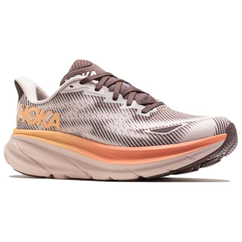 HOKA One One Clifton 9 Scarpe da Corsa Basse Resistenti allo Scivolamento e all'Abrasione Sneakers Rosa da Donna 1141490-cmk