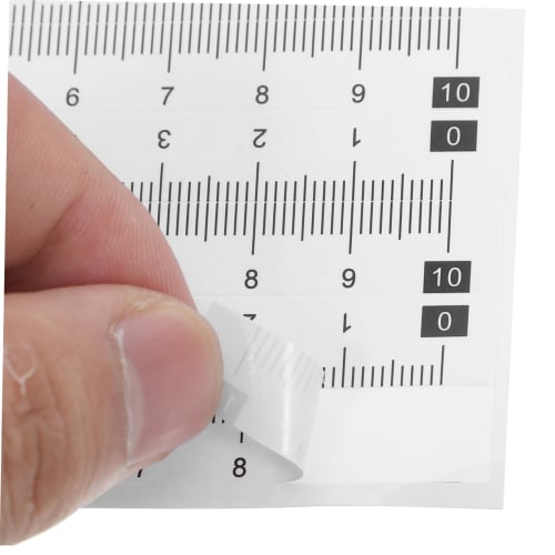LIFKOME 20-Piece Peel and Stick Tape Measure, Waterproof Ruler Sticker, Measuring Sticker, Removable Tape Measure for DIY Woodworking and Sewing, with