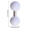 Balance Putting Trainer Golf Practice Double Ball Training Aids for Women Man