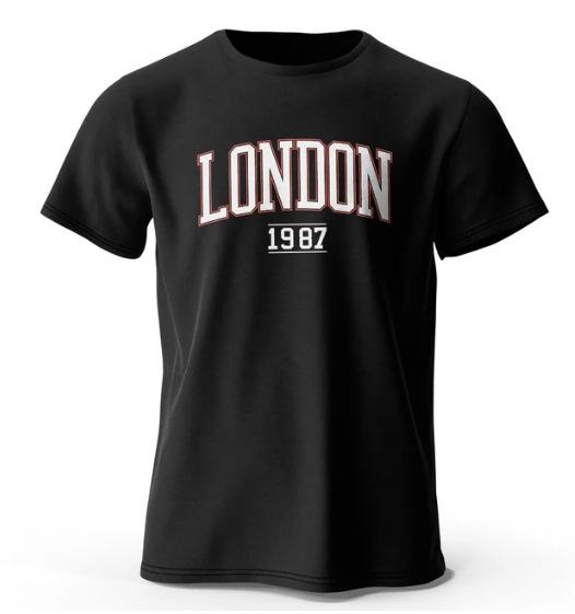 London 1987 Vintage Sports Short Sleeve 3D Print T-Shirt Men's and Women's Extra Large T-Shirt directly from the manufacturer