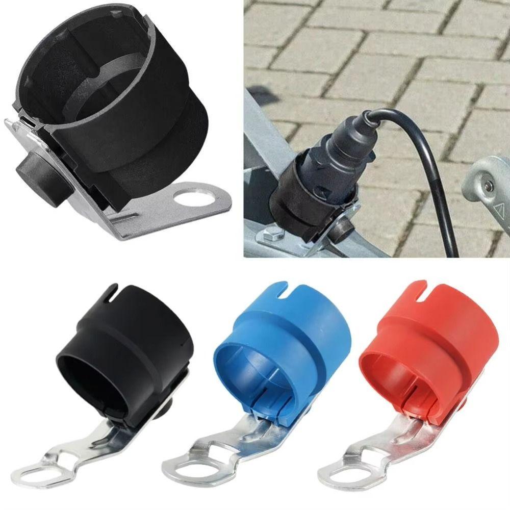 Round Design Trailer Plug Holder Weatherproof Plug Adapter Robust Parking Cover  Caravan Protection