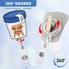 Nurse Badge Reel. Retractable ID clip for RNs, LPNs, lab techs & medical assistants.