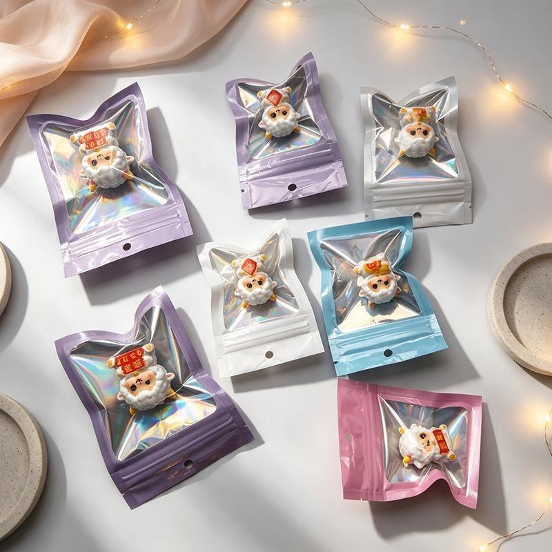 Cute Lucky Sheep Figurines 2027 Year Of Goat Decor Resin Adorable Design Home Desktop Ornament New Year Gift