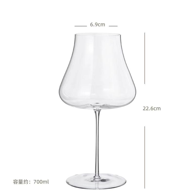 Large Capacity Crystal Glass Wine Glasses Nordic Luxury Small Man Waist Goblet Household High-end Wine Ware