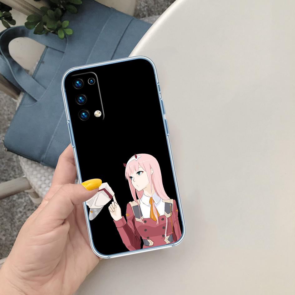 PP64 Zero Two Soft Shell Transparent Phone Case for Motorola Moto G7 G8 G9 G84 G85 G73 G24 G15 Z2 Play Power Plus