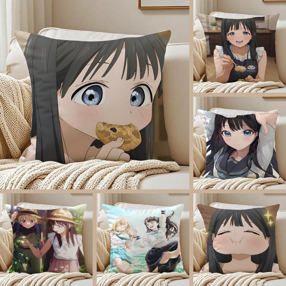 Cute Japanese Anime TTomorrows Sailor Suit Cushion Cover Pillowcase Antidustmite living Room Sofa Decor Cushion Room