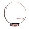 Yousheng Single Wine Bottle Holder for Countertop, Modern Metal Wine Rack Stand with Round Base, Elegant Gift for Home Bar Kitchen