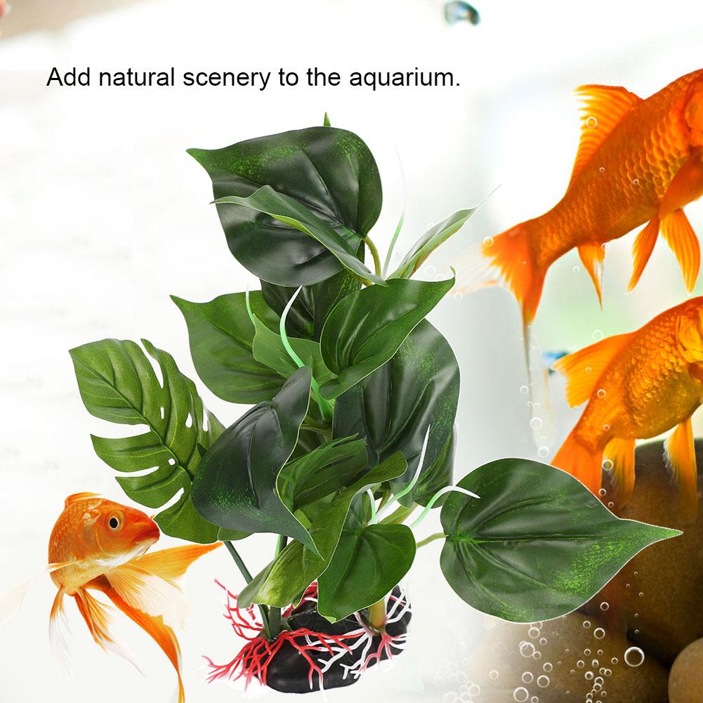 Simulation Green Water Grass Artificial Fake Underwater Aquatic Plants Ornaments for Aquarium Fish