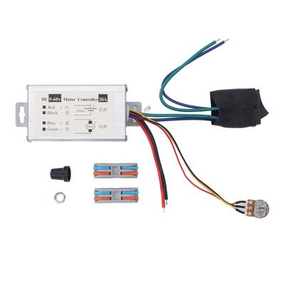 Regulátor otáček DC motoru 9V 12V 24V 36V 48V 60V PWM Variabilní regulátor otáček ventilátoru s CW CCW