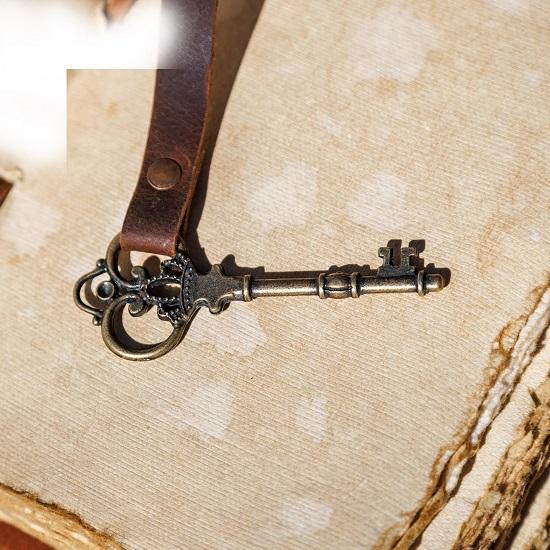 Leather Diary Writing Notebook Unique Handmade Embossed Travel Diary Deckle Edge Paper Diary