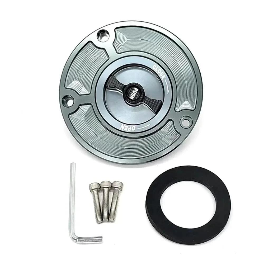 Motocycle CNC Fuel Tank Cap Cover For Kawasaki Z650 2017-2019 Z800 2013-2019 Z1000 2007-2017 Z750 /R 2007-2012