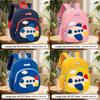 Babys Cute Diving Fabric Backpack For Preschool With Ergonomic Shoulder System For School Use