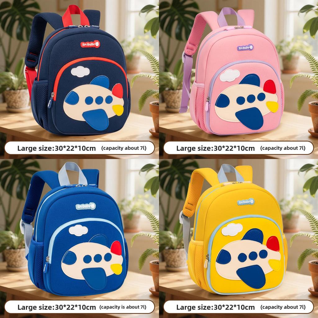 Babys Cute Diving Fabric Backpack For Preschool With Ergonomic Shoulder System For School Use