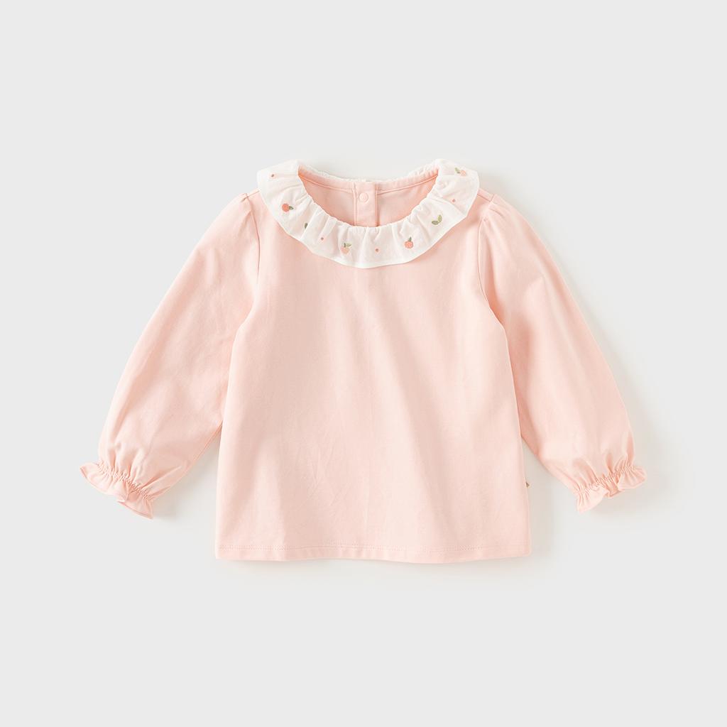 David Bella Girls' Long Sleeve T-shirt Spring Dress Baby Girl's Stylish Bottom Shirt