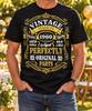 Vintage Made In 1960 Shirt, Aged Perfectly Birthday Gift, Original Parts Graphic Tee, Ornate Vintage Design, Classic Birth Year Party Outfit