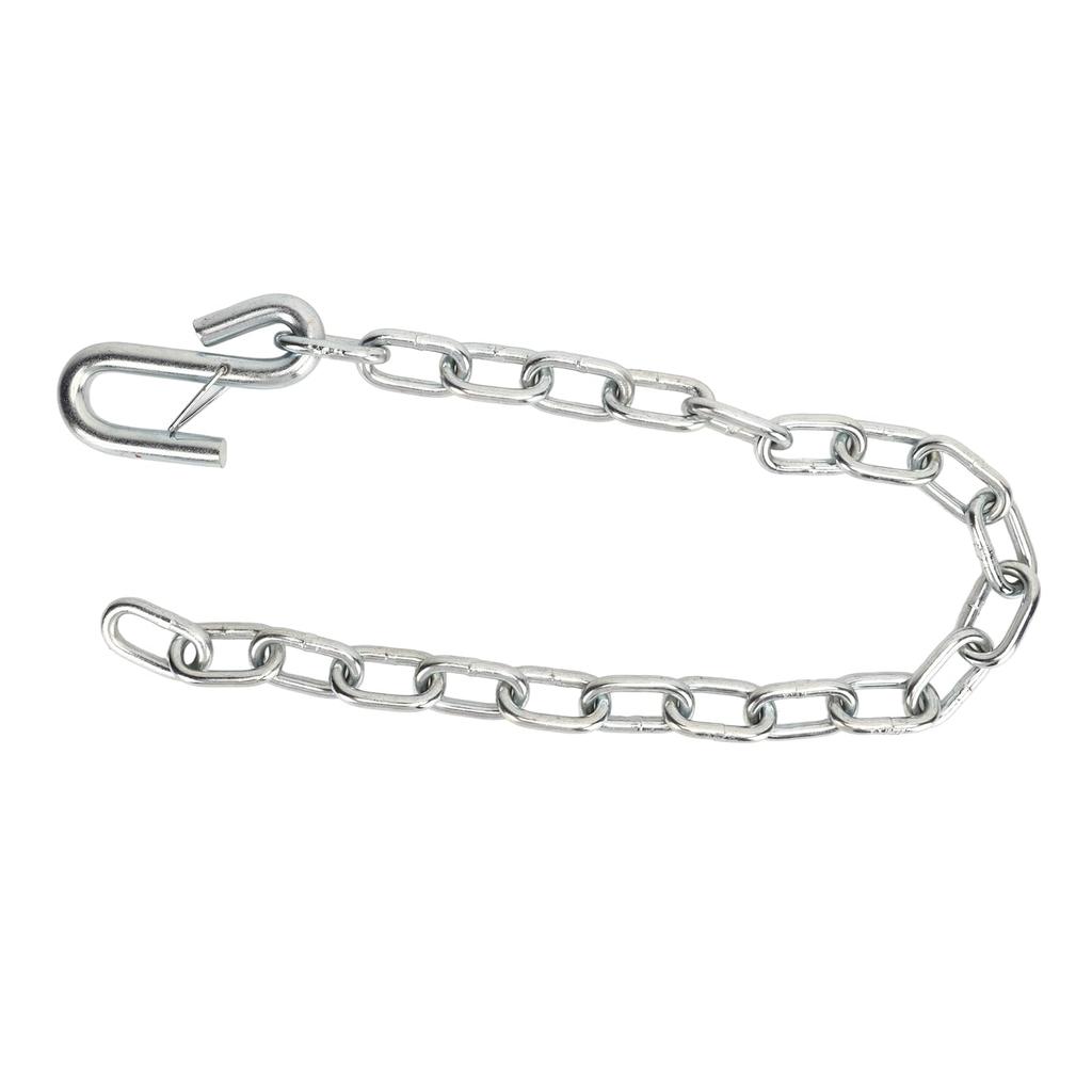 Anhänger Sicherheitskette, Hält großer Zugkraft stand 3500 lbs Tragfähigkeit, S-Haken Anhänger Sicherheitskette, Passend für Anhänger, Wohnmobile