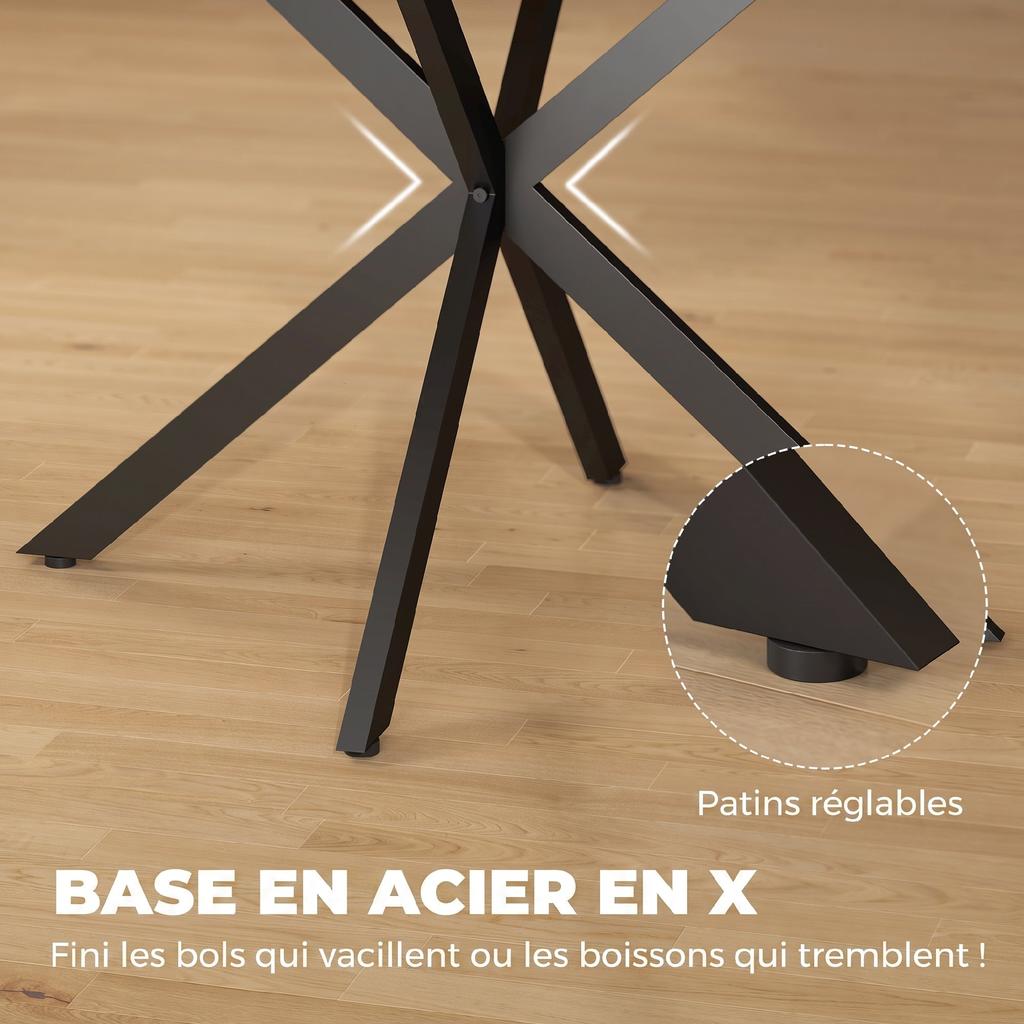 Oval Extendable Dining Table for 4-6, 100-135 cm Extension, Grey Stone Effect