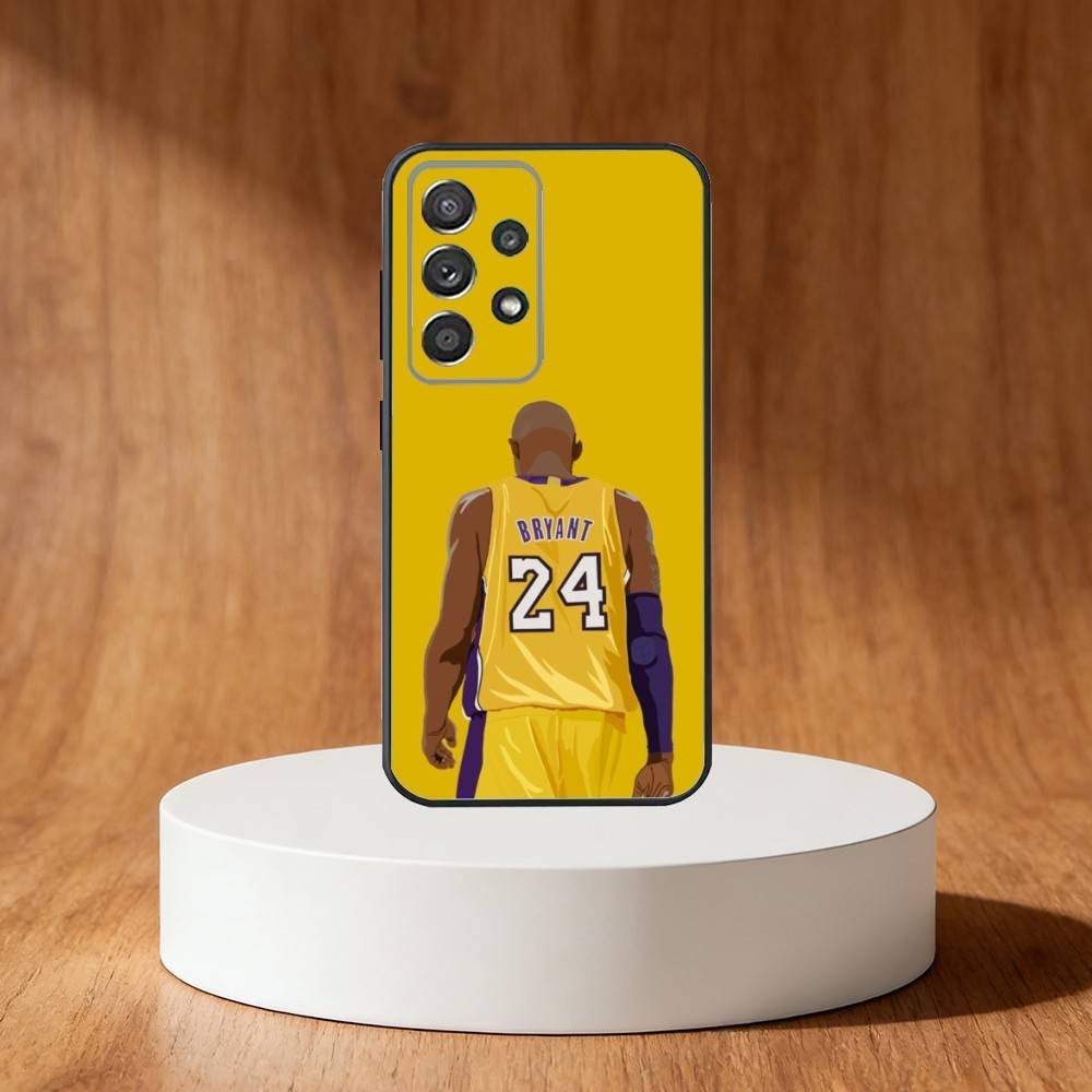 Basketball K-Kobe B-Bryant 24 Handyhülle Für Samsung S25,S24,S21,S22,S23,S30,Ultra,S20,Plus,Fe,Note,10,9,5G Schwarze Hülle