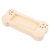 Business Card Holder Display Wooden Bone Shaped Lightweight Business Card Stand Organizer Rack