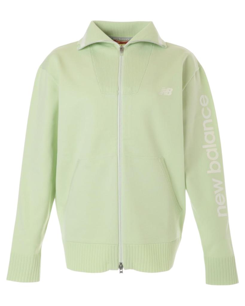Golf Knit Blouson Brand MOSS 2 [New Balance] (Stretchable, Logo) / Women's / 012-6272501 130_SILVER [L]