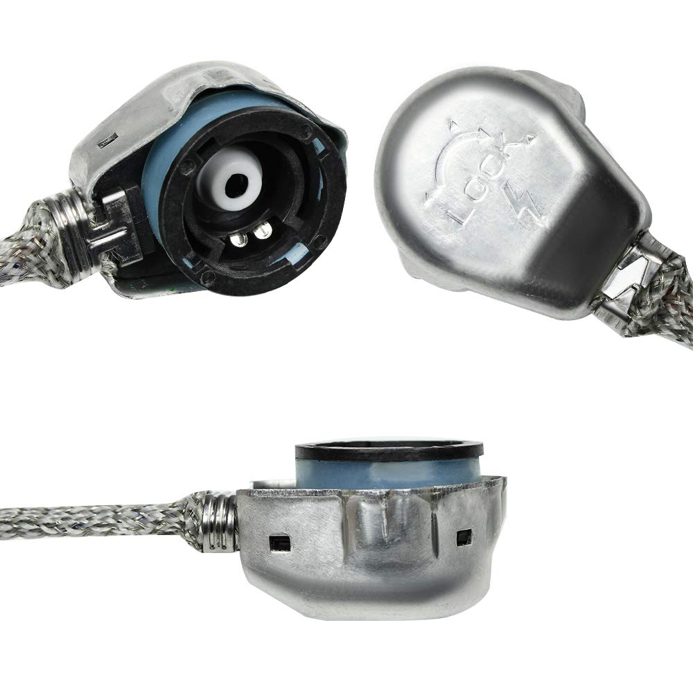 YUNPICAR D2/D4 Series Universal Replacement Cable, Genuine Repair Kit, Adapter, Compatible with 35W/55W Ballasts,