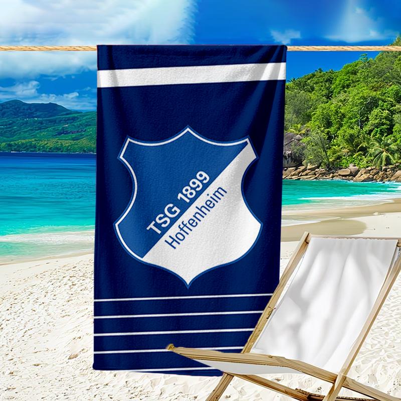 Hoffen-heim Crest Beach Towel - Soft, Absorbent Microfiber, Lightweight, Ideal for The Beach, Parties, Travel, Camping fan gifts