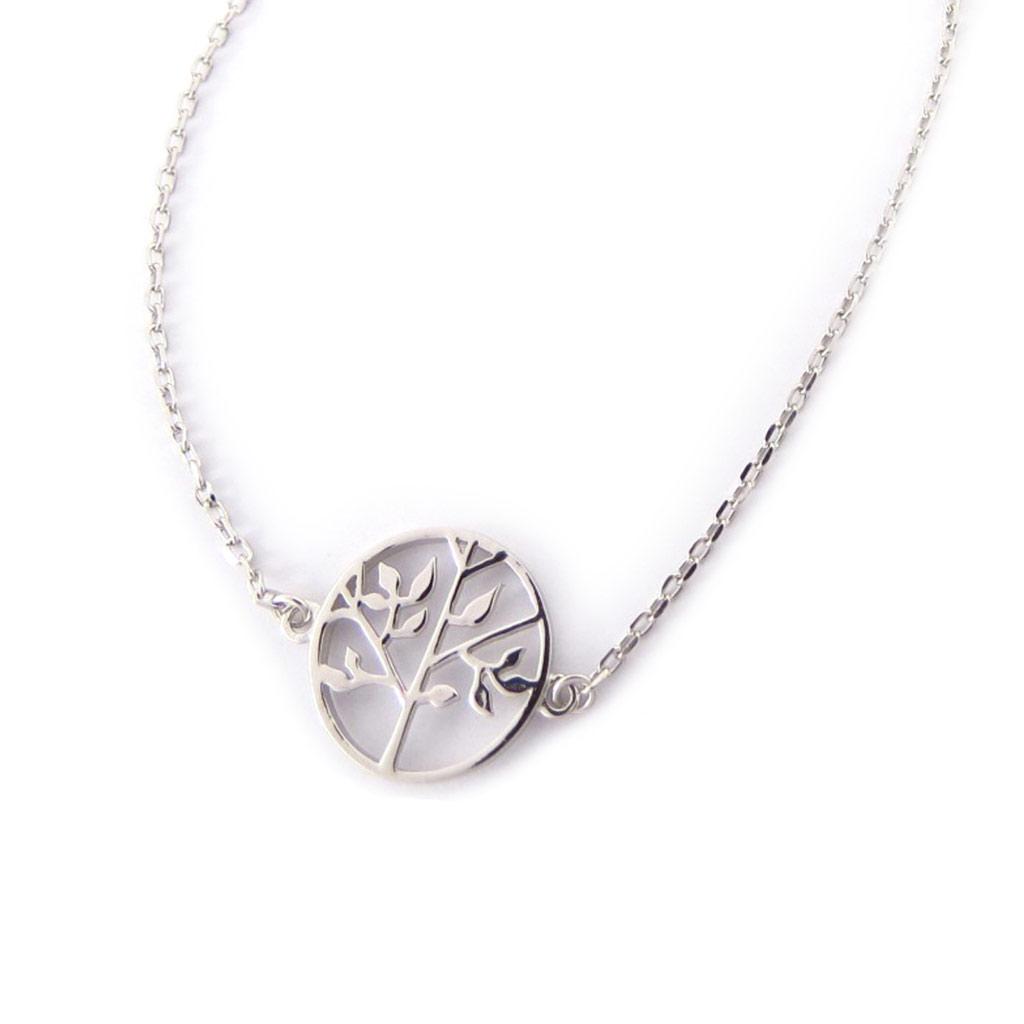 Les Trésors De Lily [K3411] - Silver Bracelet 'Tree of Life' Silver (rhodium Plated) - 12 Mm