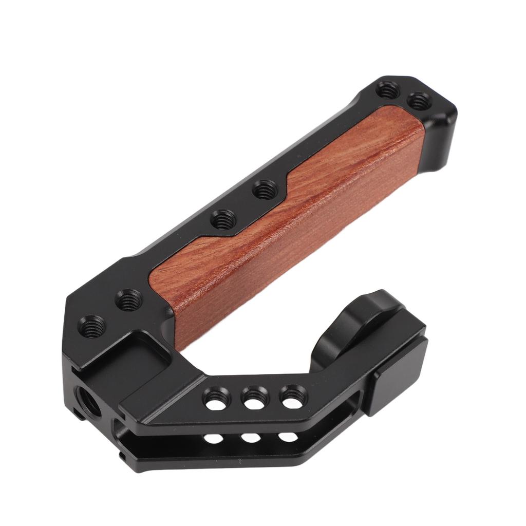 Camera Cage Top Handle with 14in 38in Screw Holes with 3 Cold Shoe Adapters CNC Machining Non