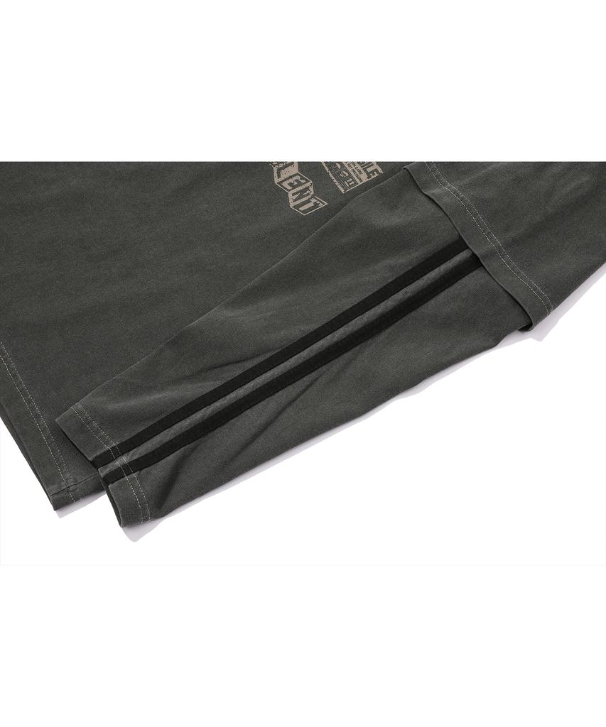 CPGN STUDIO Willy Layered Pigment Long Sleeve Smoke Black
