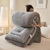 New Solid Color Autumn and Winter Student Dormitory Quilt Milk Fleece Quilt Double-sided Fleece Thickened Quilt