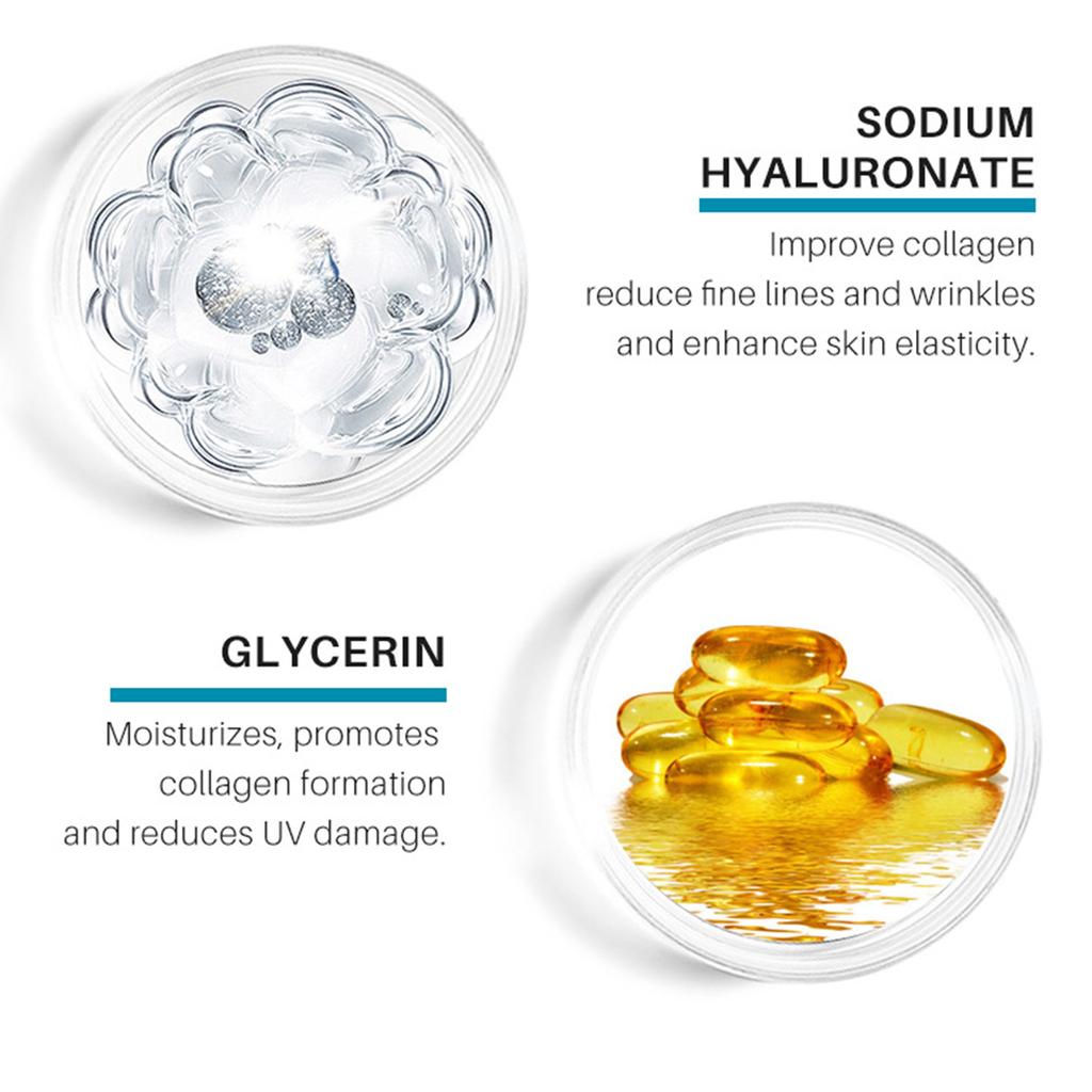 10ml Hyaluronic Moisturizing Facial Whitening Aging Cream Shrink Suitable For Peeling Dry Skin