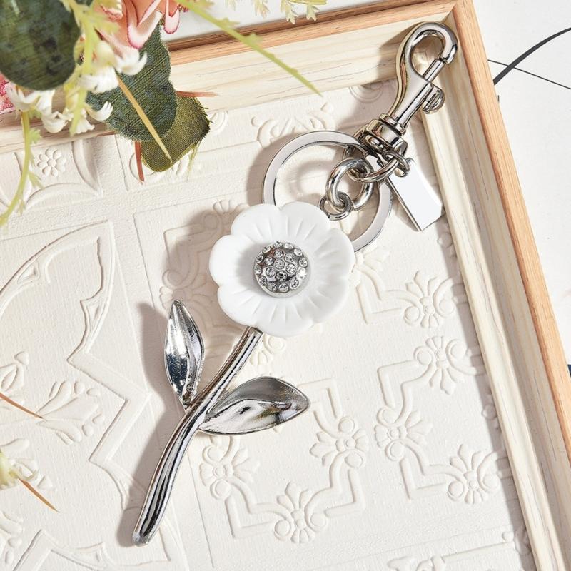 Sunflower Keychain Elegant Metal Designs For Keys Bags And Fashion Accessories