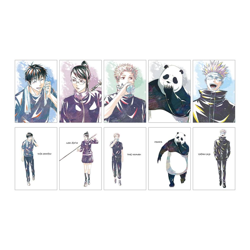 [Official] Jujutsu Kaisen 0 The Movie Trading Ani-Art Postcards (Unit/Box) [Complete Box/10 Packs] Colleize Official Merchandise Official License