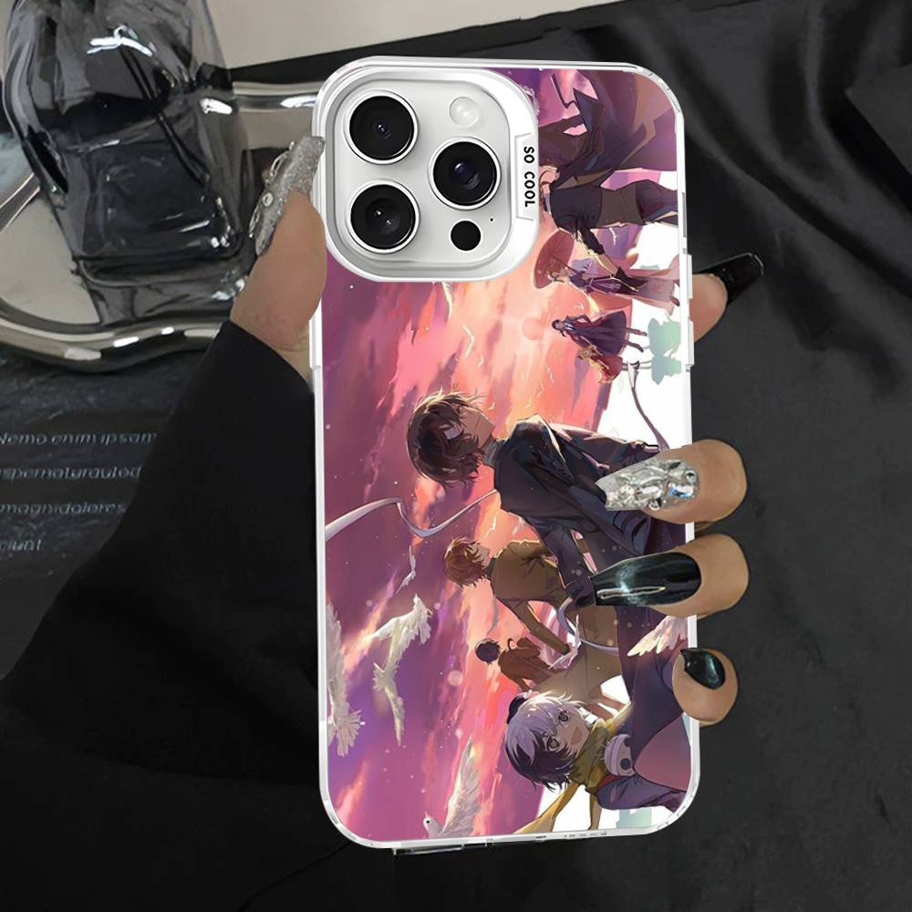 Bungo Stray Dogs Anime For iPhone 17 16 15 14 13 12 11 Pro Max Plus Matte Color Back Phone Cover