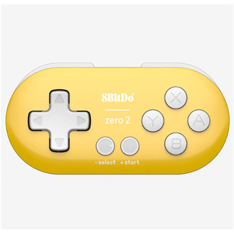 

8bitdo Zero 2 беспроводной Bluetooth-совместимый геймпад с мини-ручкой игровой контроллер мобильного компьютера жёлтый